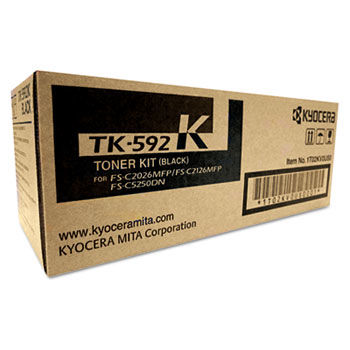 TK592K Toner, 5,000 Page-Yield, Black