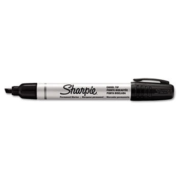 Pro Chisel Tip Permanent Marker, Black, Open Stock