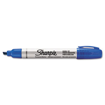 Pro Chisel Tip Permanent Marker, Blue, Open Stock