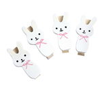 [Smile Rabbit] - Wooden Clips / Wooden Clamps / Mini Clips