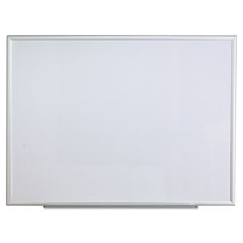 Dry Erase Board, Melamine, 48 x 36, Aluminum Frame