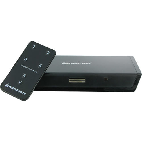 4-Port HDMI Switcher with Remote, 4 HDMI Inputs - 1 HDMI Output