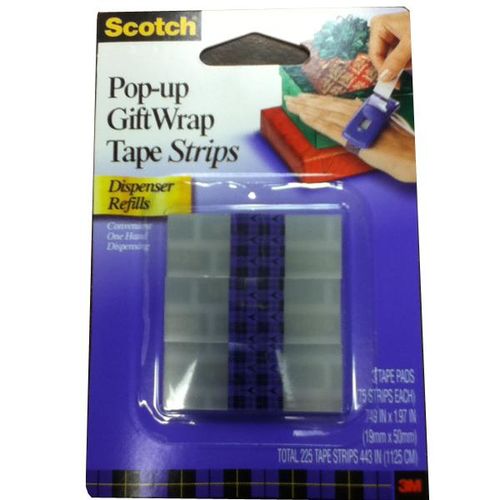 Pop-up Gift Wrap Tape Strips Case Pack 36