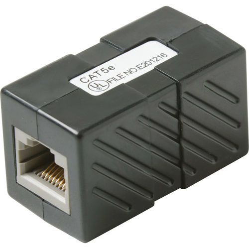 CAT5e In-Line Coupler - Black