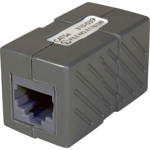 CAT5e In-Line Coupler - Grey