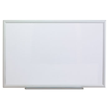 Dry Erase Board, Melamine, 36 x 24, Aluminum Frame