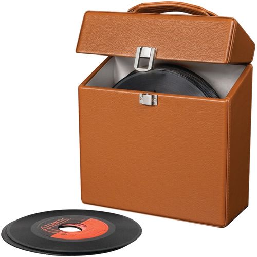 CROSLEY RADIO CR4006A-TA Platter Pak 45 RPM Carrying Case (Tan)