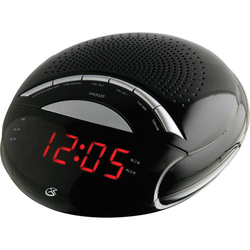 Dual Alarm Clock AM/FM Radio