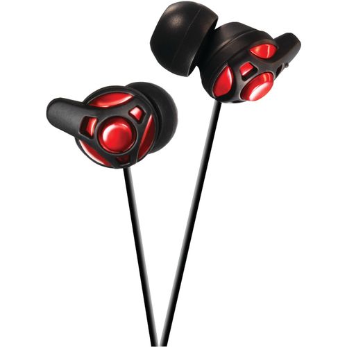 JVC HAFX40R Carbon Nanotube Inner-Ear Earbuds (Red)