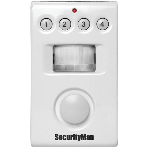 SECURITY MAN SolarPIR Indoor Motion Detection Alarm System with Solar Panel