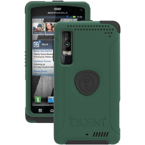 TRIDENT AG-DR3-BG DROID(TM) 3 by Motorola(R) Aegis(R) Case (Ballistic Green)