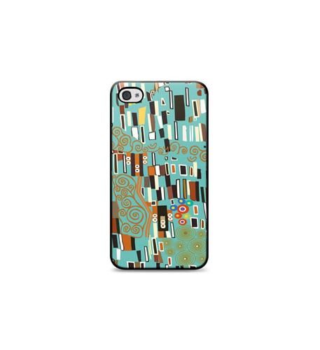 Klimt, Chic Hardshell iPhone 4 Case Teal