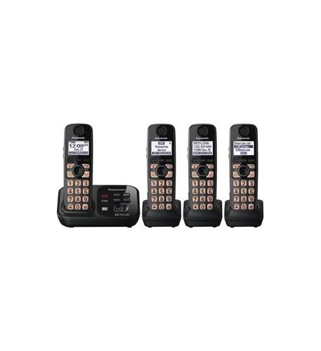 Dect 6.0+ Cordless, ITAD, 4HS, Black