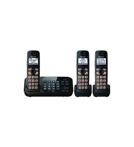 Dect 6.0+ Cordless, ITAD, 3 HS, DK, Bk