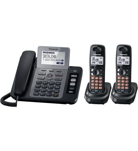 2 Line Corded/Cordless, 2 HS, USB