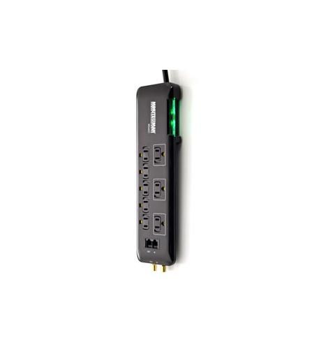 SLIM, 8 OUTLET 3420 JOULE SURGE STRIP