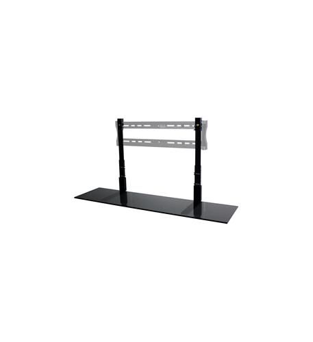 48in Black Glass TV SmartShelf