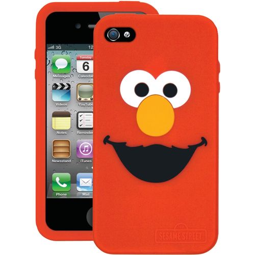 DREAMGEAR ISOUND-4666 iPhone(R) 4/4S Silicone Case (Elmo(TM) Case)