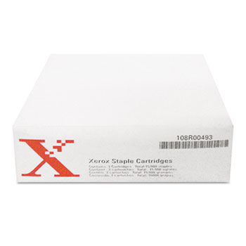 Staples for Xerox WORKCENTRE PRO245/M45/232/Others, 3 Cartridges, 15,000 Staples