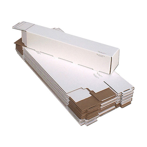 AOS Self Locking Mailer and Storage Box - 5x5x25  - Pack of 29