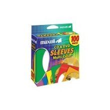 Sleeves CD/DVD Multi-Color 100pk