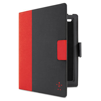 YourType Folio, Removable Keyboard, for iPad 2/3, Red/Black