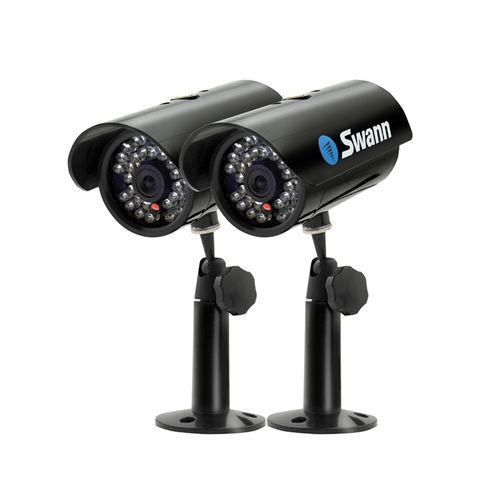 Swann SW212-MDL MaxiBrite Kit Real &amp; Imitation Security Cameras (Black)