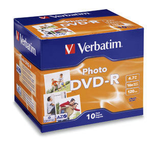 Disc DVD-R 4.7GB 16X Photo Grade 10pk J/C Box TAA