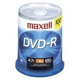 Disc DVD-R 4.7GB for General use 16X 100/pk spindle