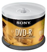 Disc DVD-R 4.7GB for General use 16X branded 50/spindle