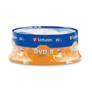 Disc DVD-R 4.7GB for General use Branded Surface 16X 25/PK Spindle