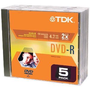 Disc DVD-R 4.7GB 5/Slim Jewel 16X Branded