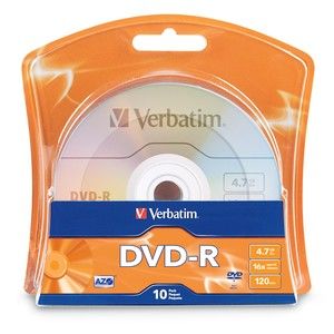 Disc DVD-R Branded 16x Blister pack TAA