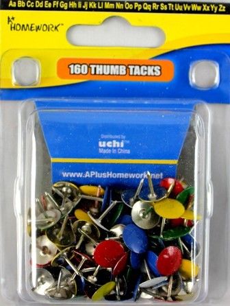 Thumb Tacks - 160 Count Case Pack 48