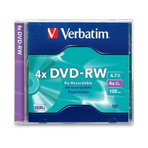 Disc DVD-RW 4.7GB for General useTAA DataLifePlus Branded Surface4x 1pk Jewel Case