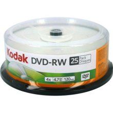 Disc DVD-RW 4.7GB 4X 25/PK Spindle