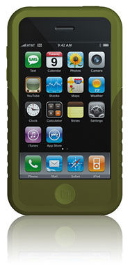 Tuffwrap Case for iPhone 3G 2-Tone Green/Green