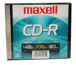 Disc CD-R 80 min branded Slim Jewel 48x