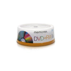 Disc DVD+RW 4.7GB 4X 25/spindle