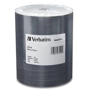 Disc CD-R 80 min Shiny Silver 52X  Datalife + 100pk Tape Wrap