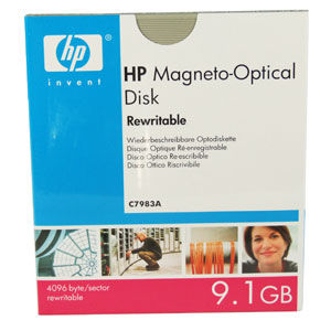 Disc R/W Magneto Optical 5.25 in.  9.1GB 4096 B/S (14X)