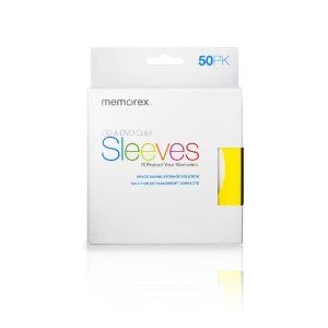 Sleeve CD/DVD Color Paper 50/PK