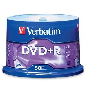 Disc DVD+R 4.7GB 16X Branded Surface 50/pk Spindle