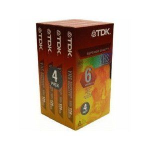 Video Std Grade VHS 120 min 4pk