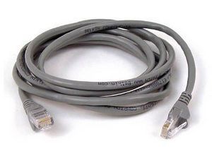 Cable Network Patch Category  5e RJ45M/RJ45M 5'  Gray