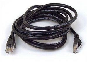 Cable Network Patch Category  5e RJ45M/RJ45M 20'  BLACK