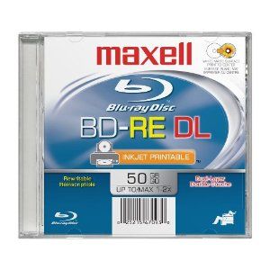 Disc Blu-ray Dual Layer 50GB 67093 Rewritable 2X Jewel Case