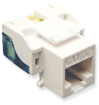 IC107E5CWH - 25PK Cat5 Jack - White