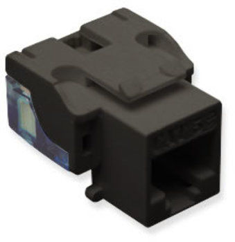 IC107E5CBK - 25 Pack Cat5 Jack - Black