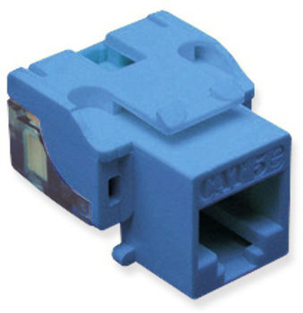 IC107E5CBL - 25PK Cat5 Jack - Blue